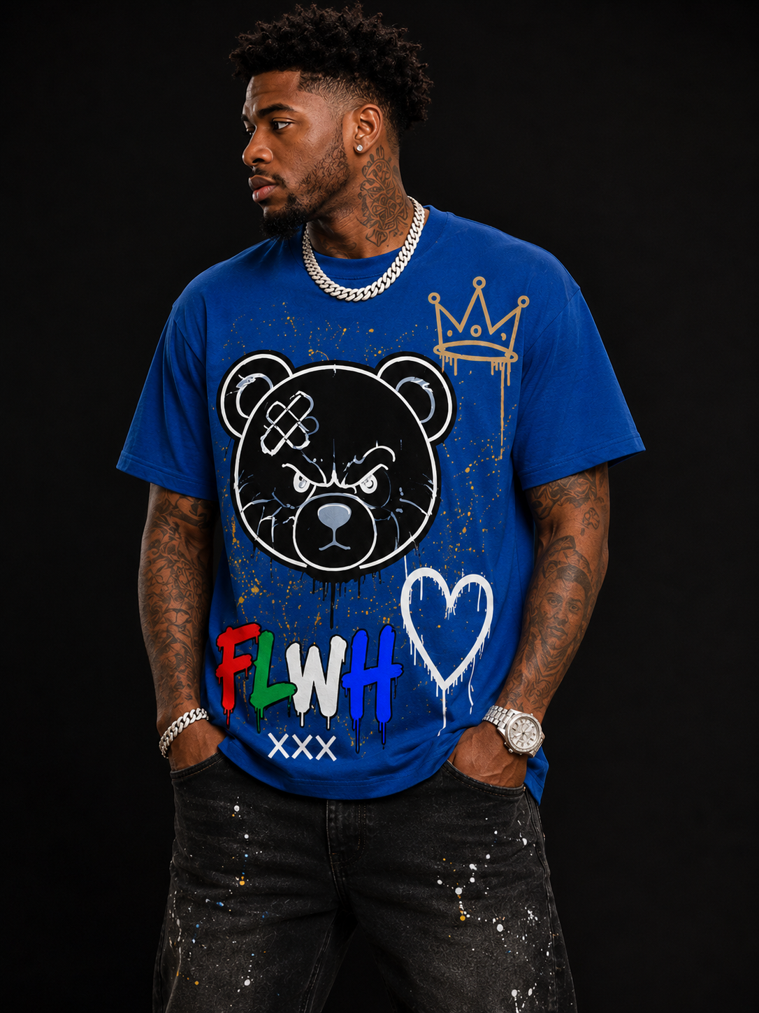 Scarred Bear Graphic Tee