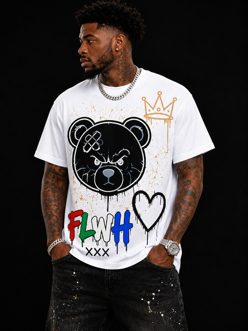 Scarred Bear Graphic Tee